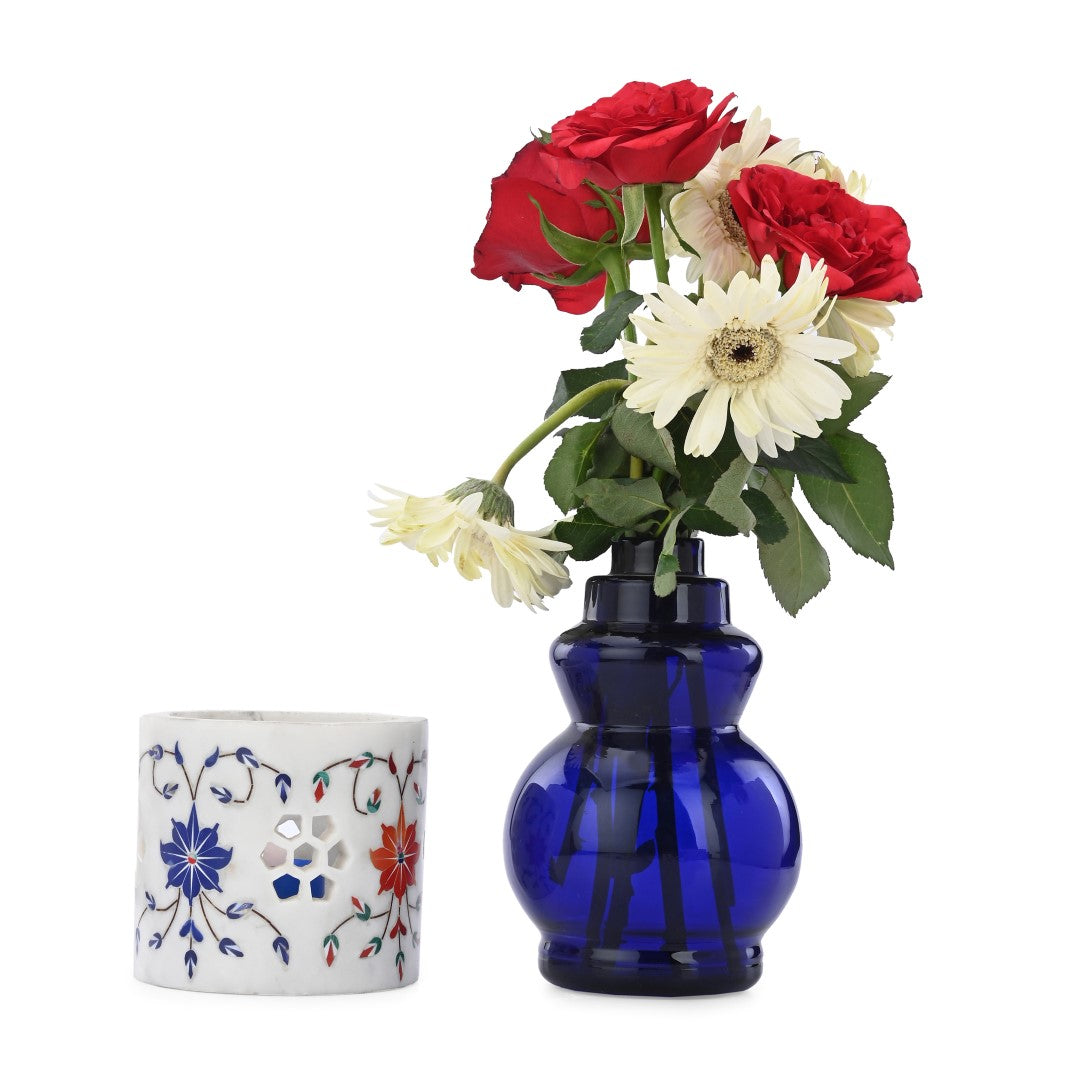 Jaali work tea light vase