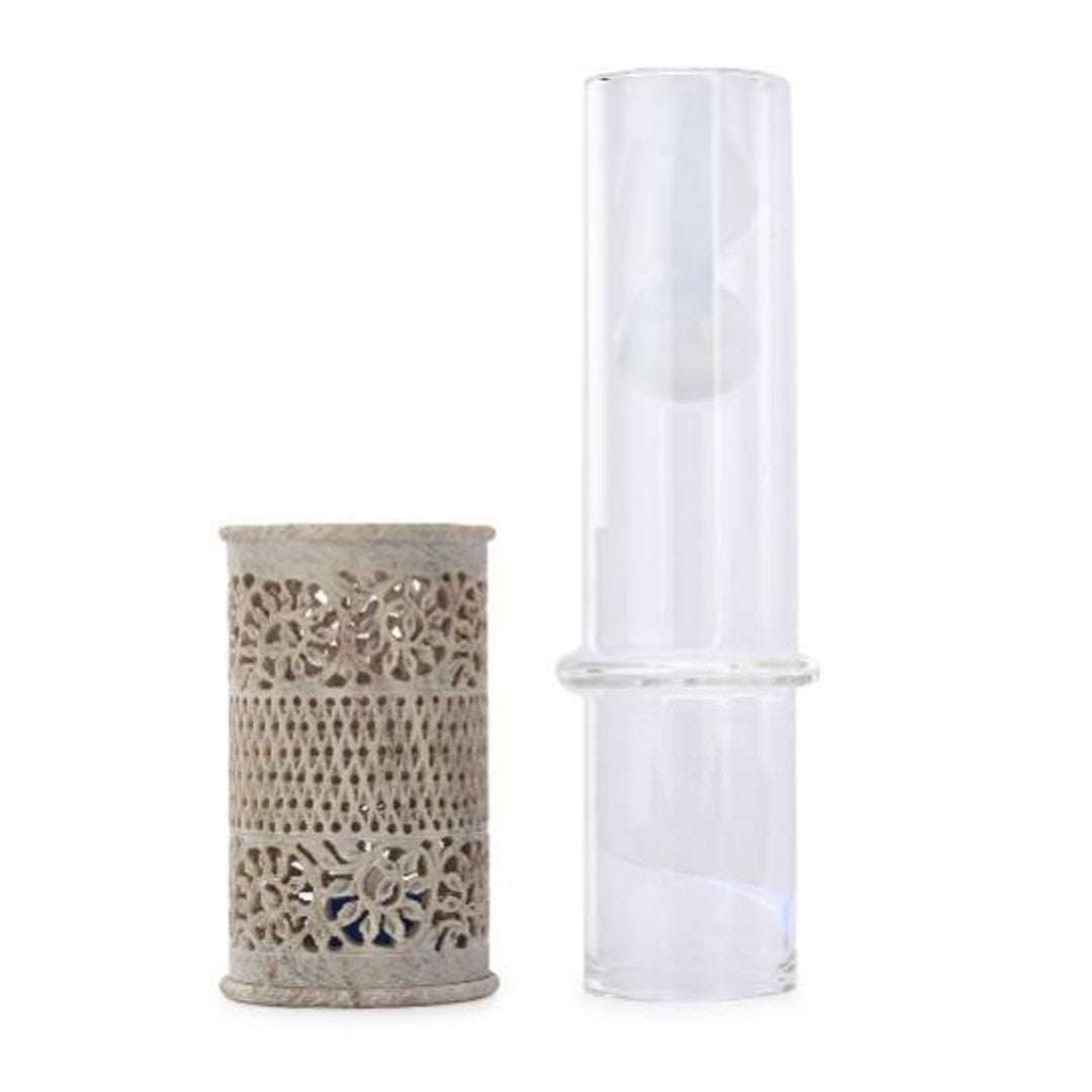 Flower vase cum tea light holder